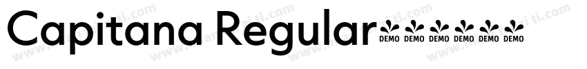 Capitana Regular字体转换